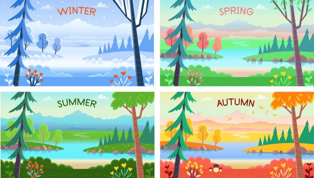 vocabulary atau kosakata nama musim dalam bahasa inggris